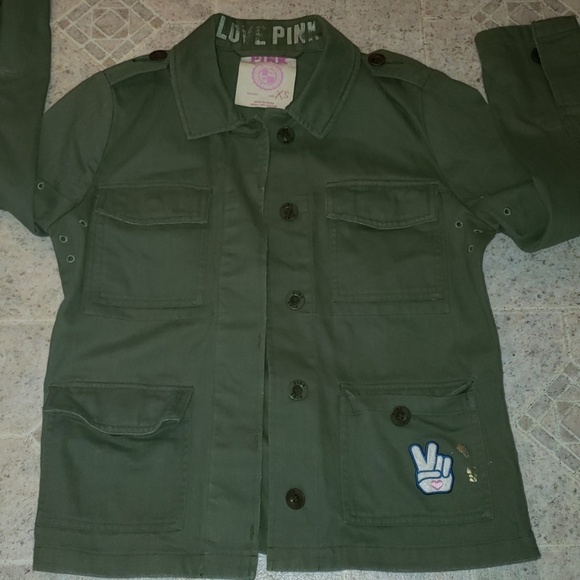 pink army fatigue jacket